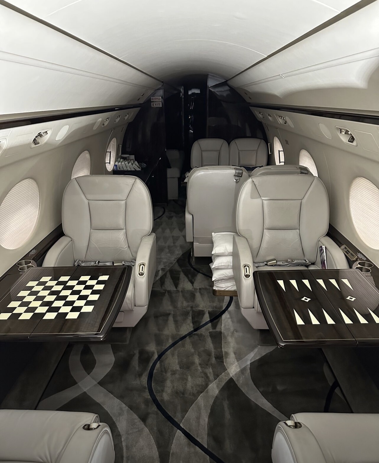 Luxury aircraft interior